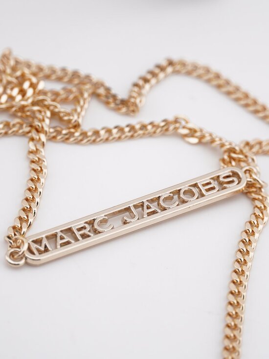 Marc Jacobs MARC 771/N/S 0RHL 9O Rectangle Sunglasses - Gold with Gold Chain main image 7